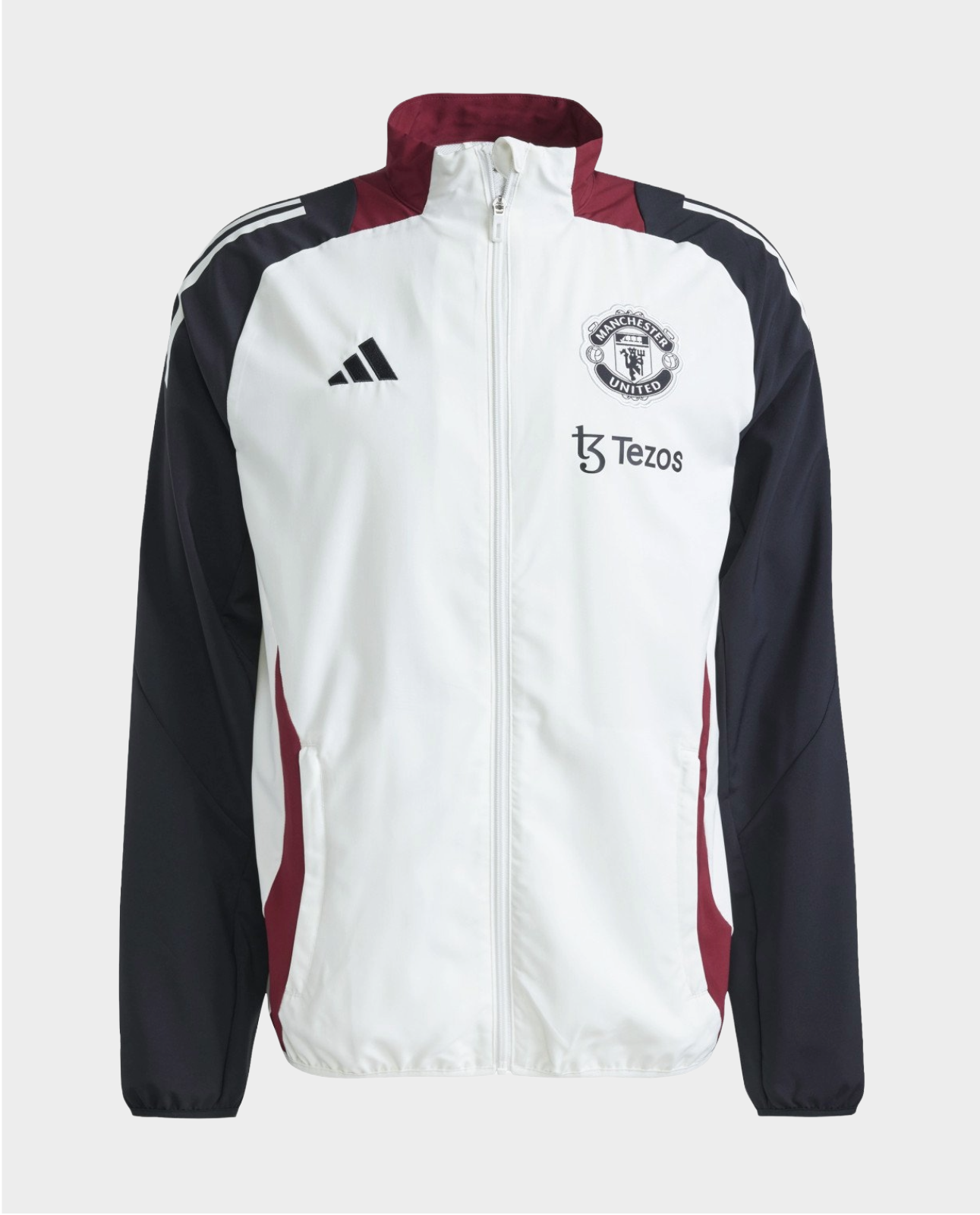 Manchester United White Windbreaker 2025 | Striker Store