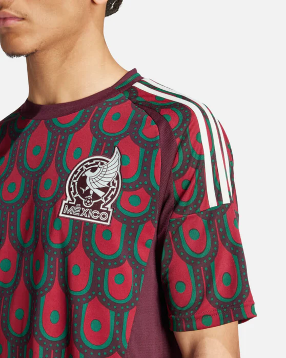 Mexico jersey 2024 player version featuring a colorful design and team emblem for soccer fans