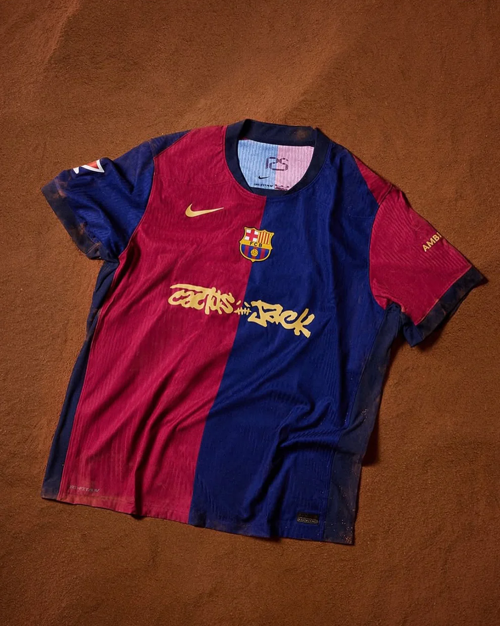 Barcelona Cactus Jack 2025-26 Player Version Jersey