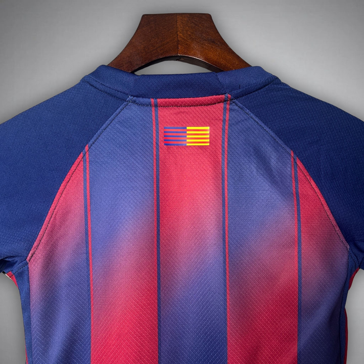 Barcelona Home Jersey 2025-26 with unique design and vibrant team colors