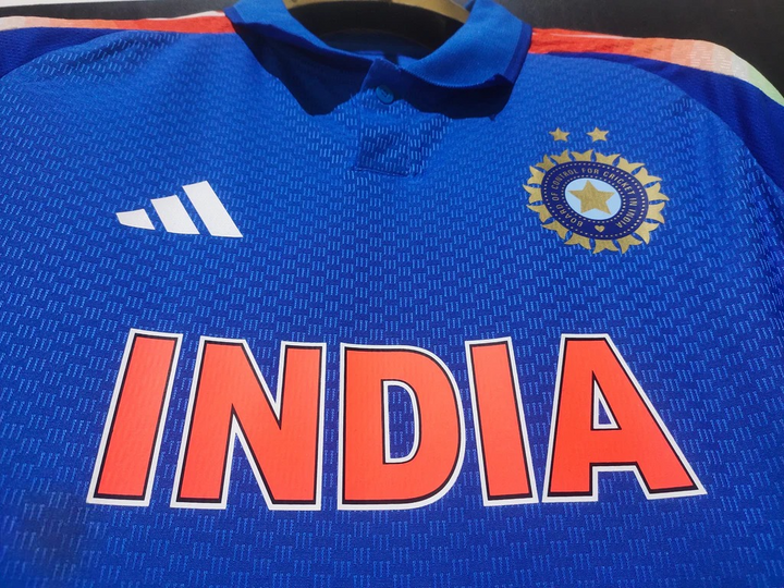 Striker Store India ODI cricket jersey 2025 featuring bold 'India' lettering and a stylish design