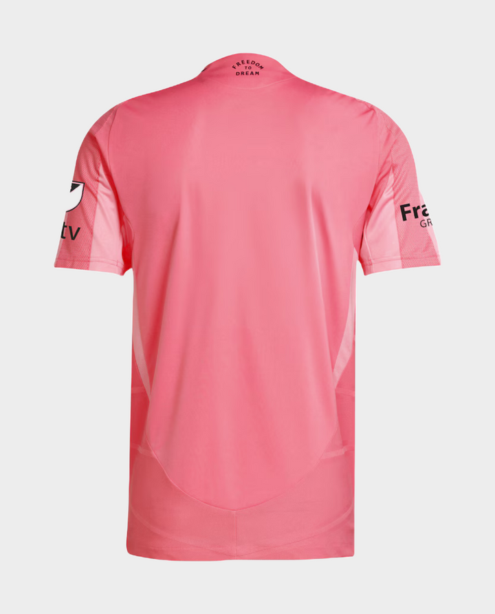 Inter Miami home jersey 2024 in pink featuring breathable fabric for comfort and style
