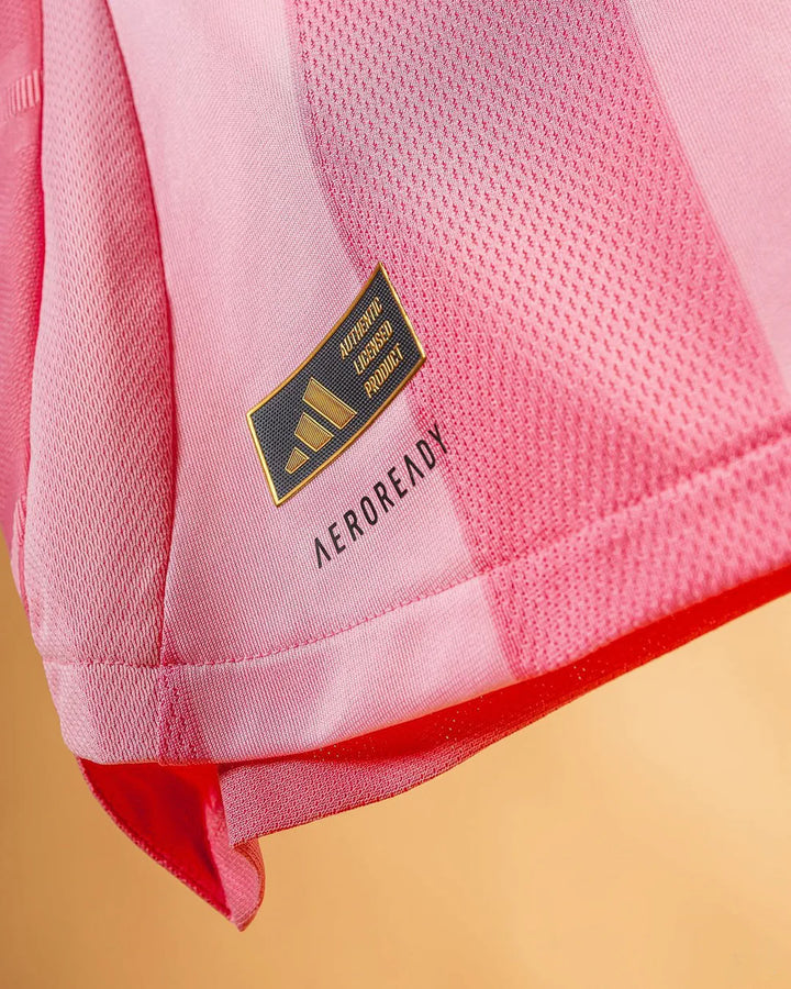 Inter Miami home jersey 2024 featuring Aeroready technology for enhanced breathability and comfort