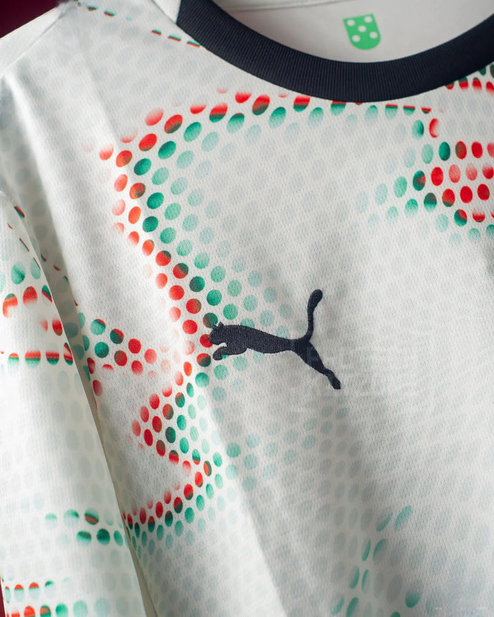 Portugal away jersey 2024 featuring a unique design and Puma logo for soccer fans