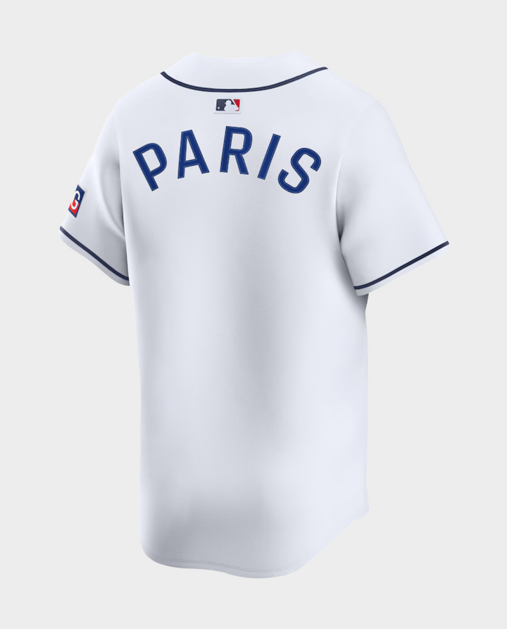 Striker Store PSG special edition baseball shirt 2025 featuring black and red stripes, lightweight fabric design