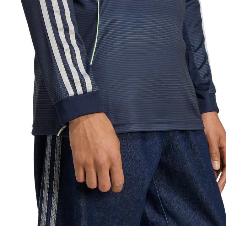 Striker Store Real Madrid full sleeves player version jersey in navy with striped details on sleeves