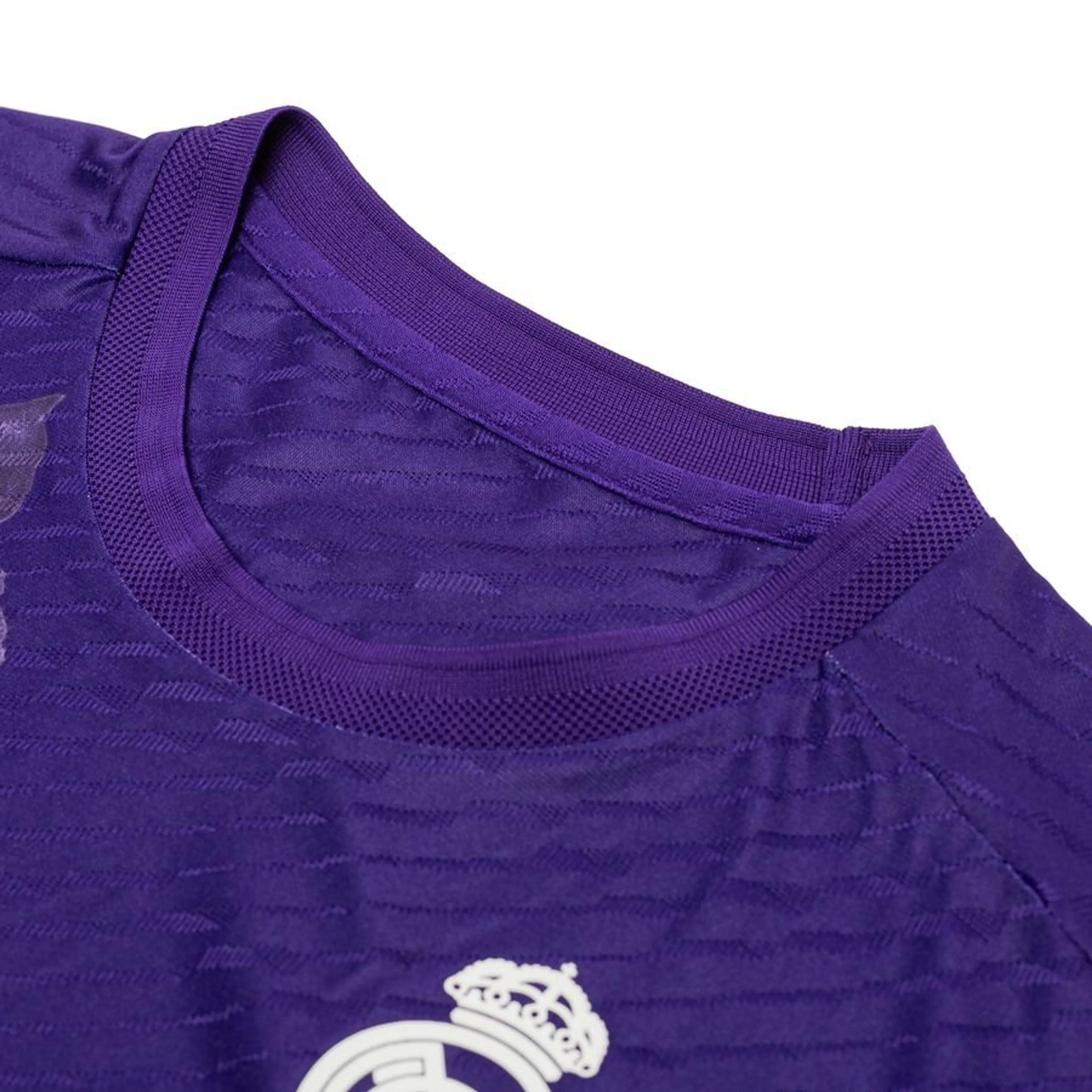 Real Madrid Y3 jersey fan version in purple with iconic team logo and comfortable fit